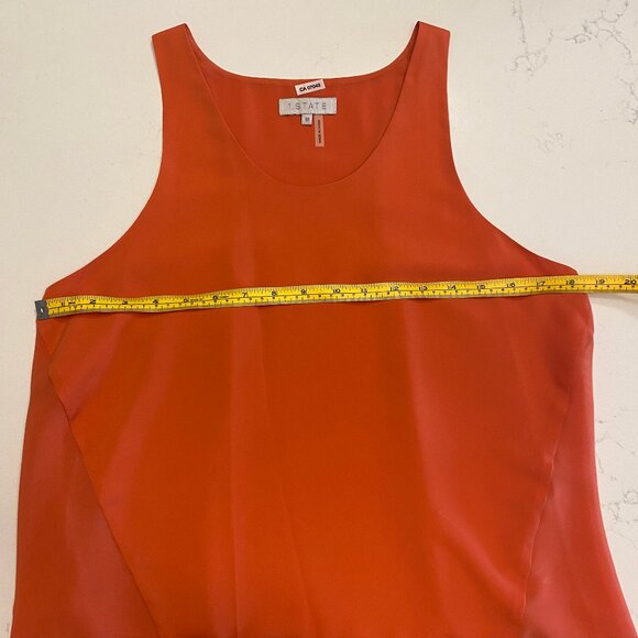 1. State Tank Top with Razor back in Burnt Orange - Picture 7 of 7